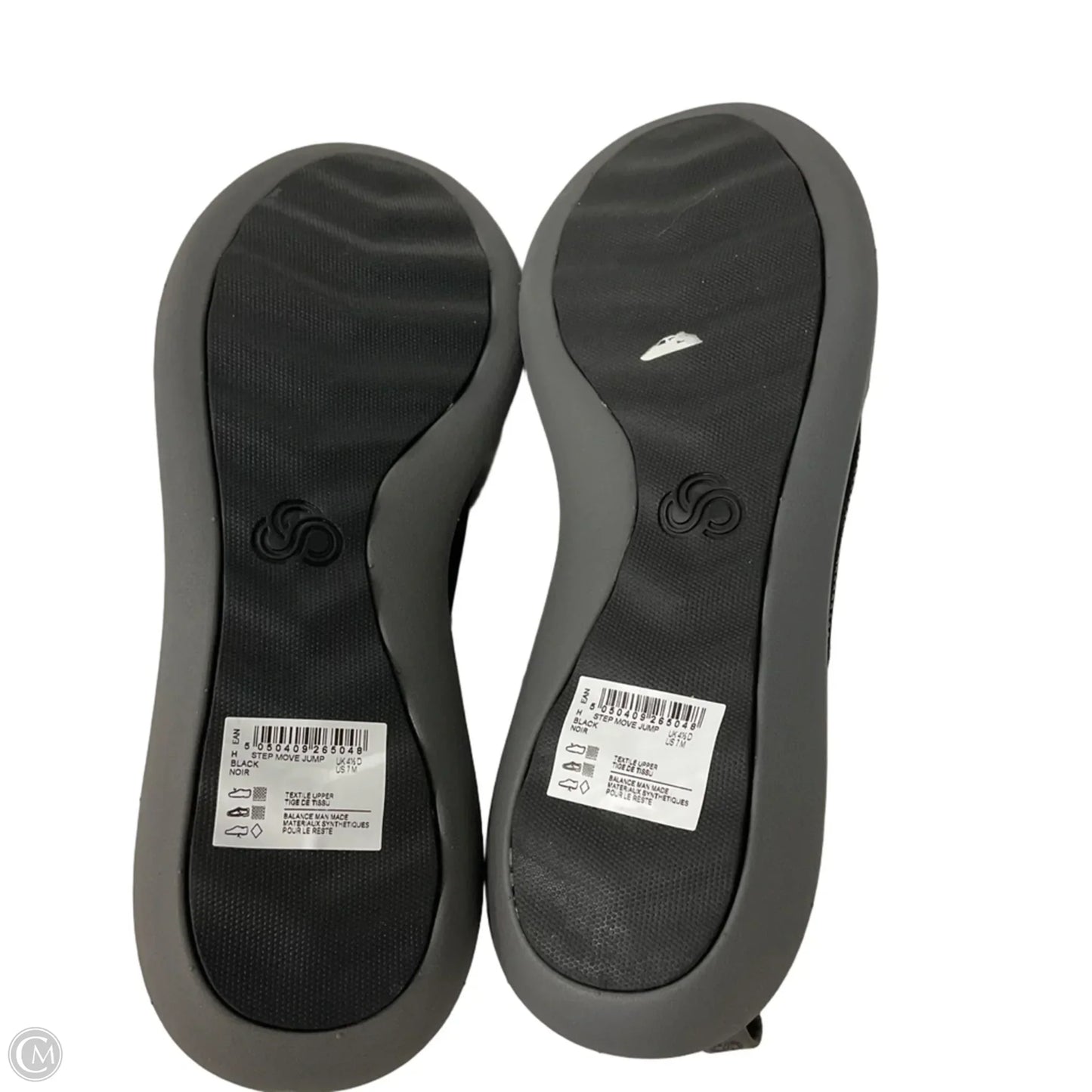 Shoes Flats By Clarks In Black, Size: 7
