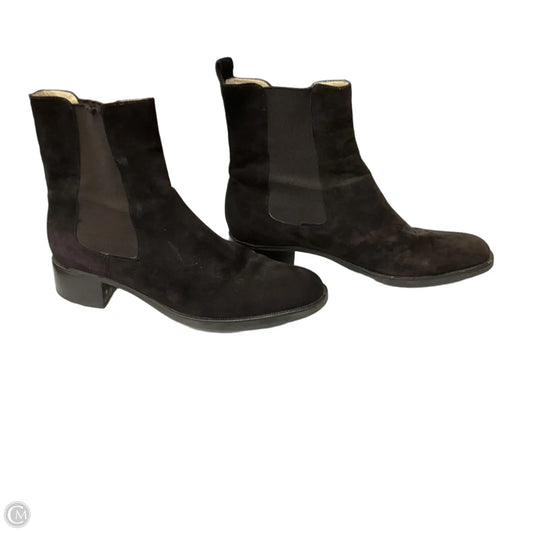 Boots Ankle Flats By Ann Taylor In Brown, Size: 8