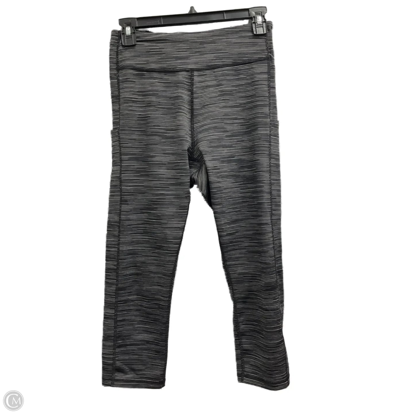 Athletic Capris By Tek Gear In Black & White, Size: M