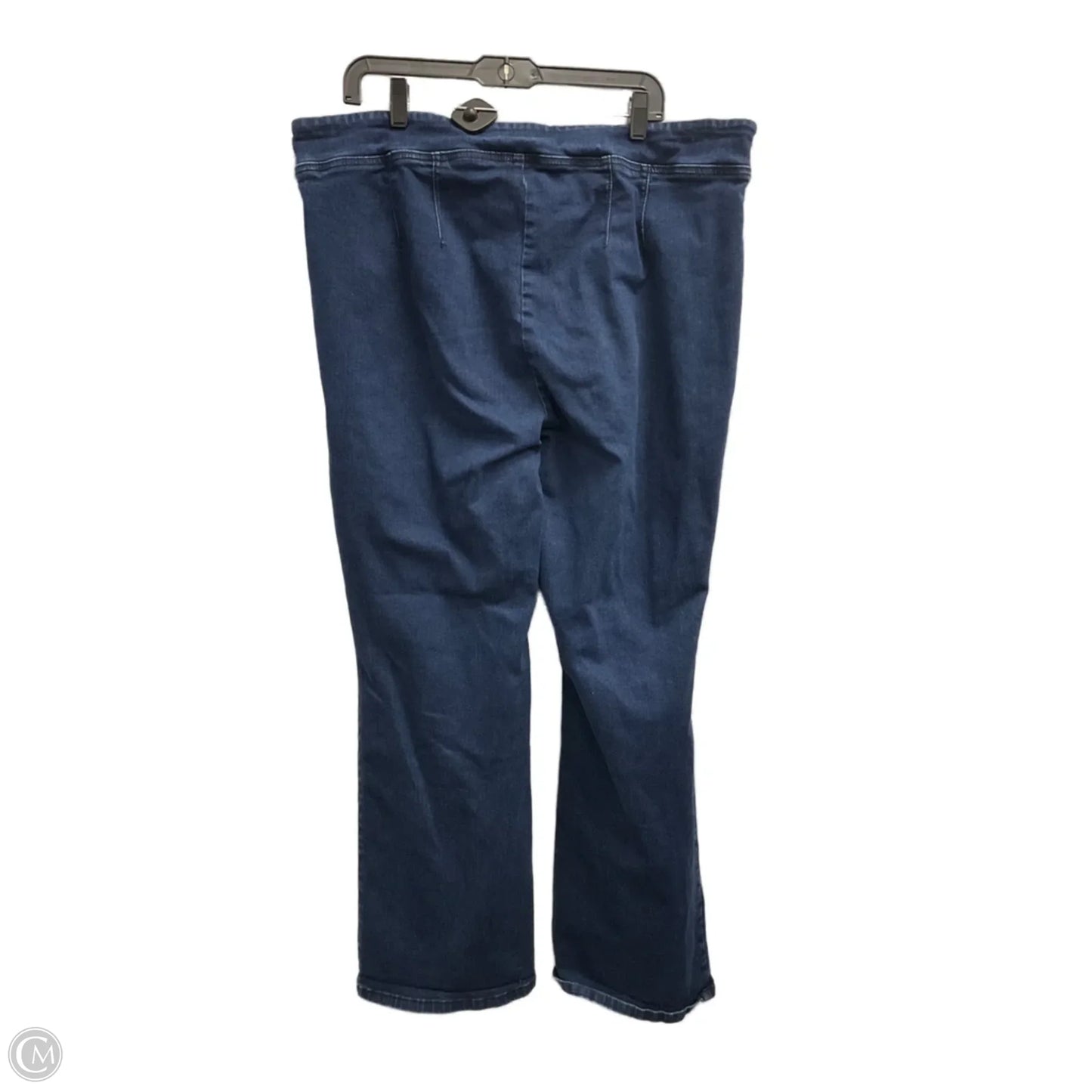 Jeans Flared By Seven 7 In Blue Denim, Size: 22