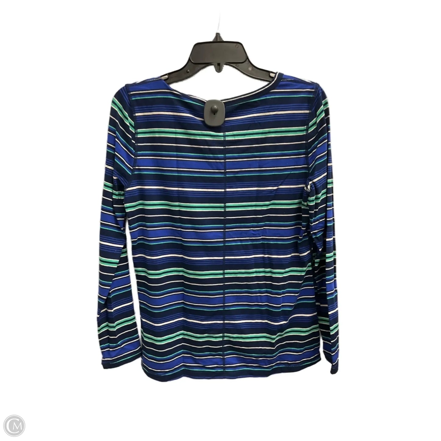 Top Long Sleeve By Talbots In Blue & Green, Size: Lp