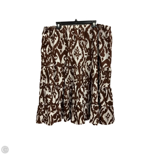 Skirt Maxi By Susan Graver In Animal Print, Size: 2x