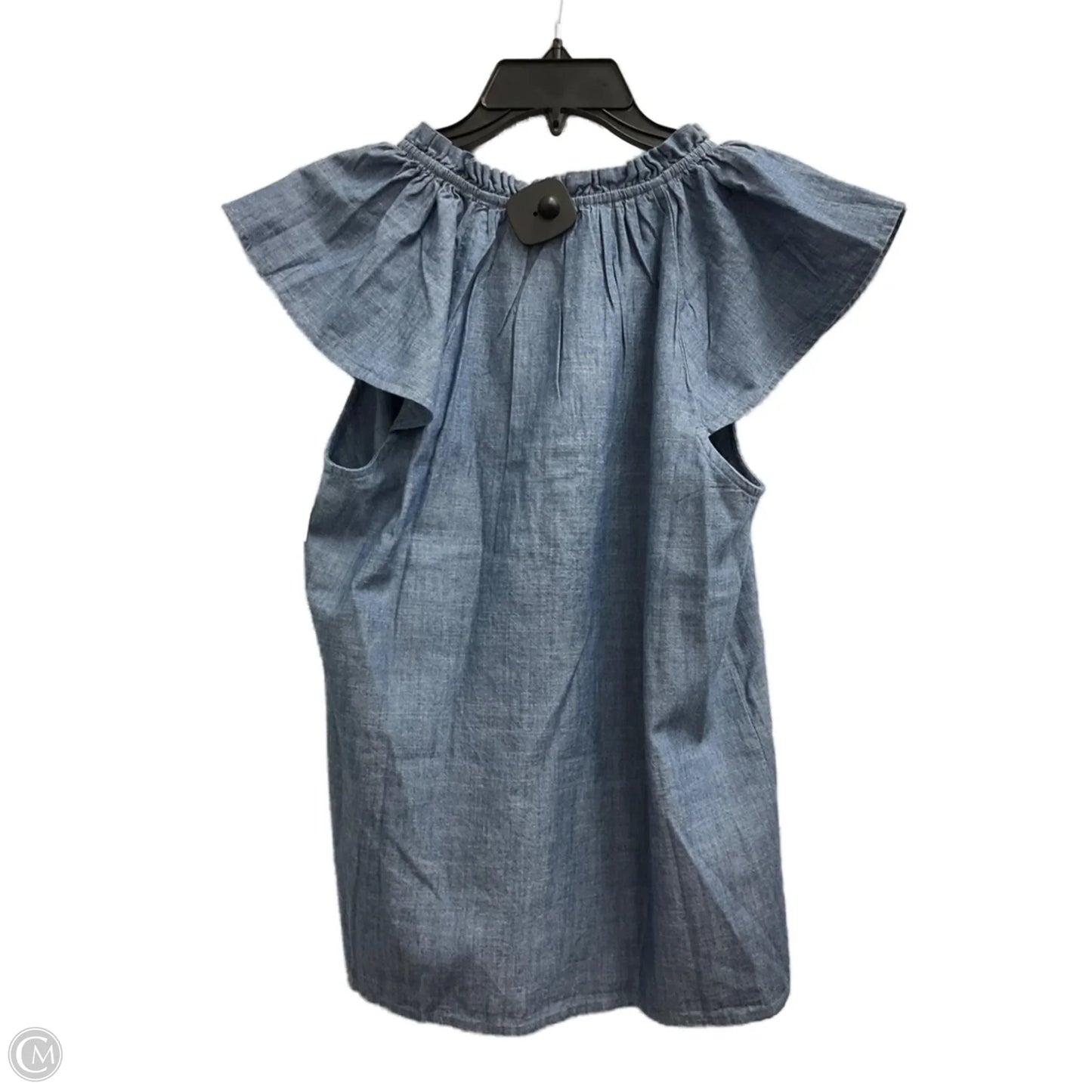 Top Sleeveless By J. Crew In Blue, Size: S