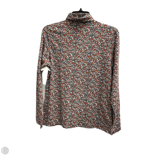 Top Long Sleeve By Lands End In Floral Print, Size: Mp