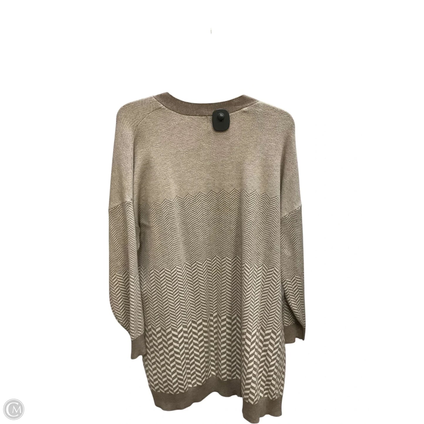 Cardigan By Joie In Brown & Cream, Size: 1x