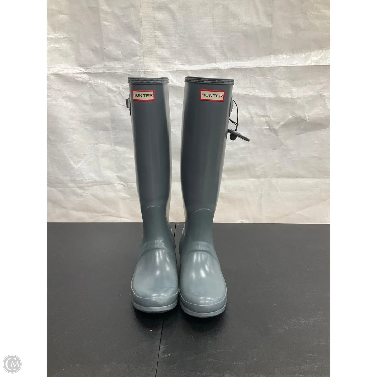 Boots Rain By Hunter In Blue, Size: 8