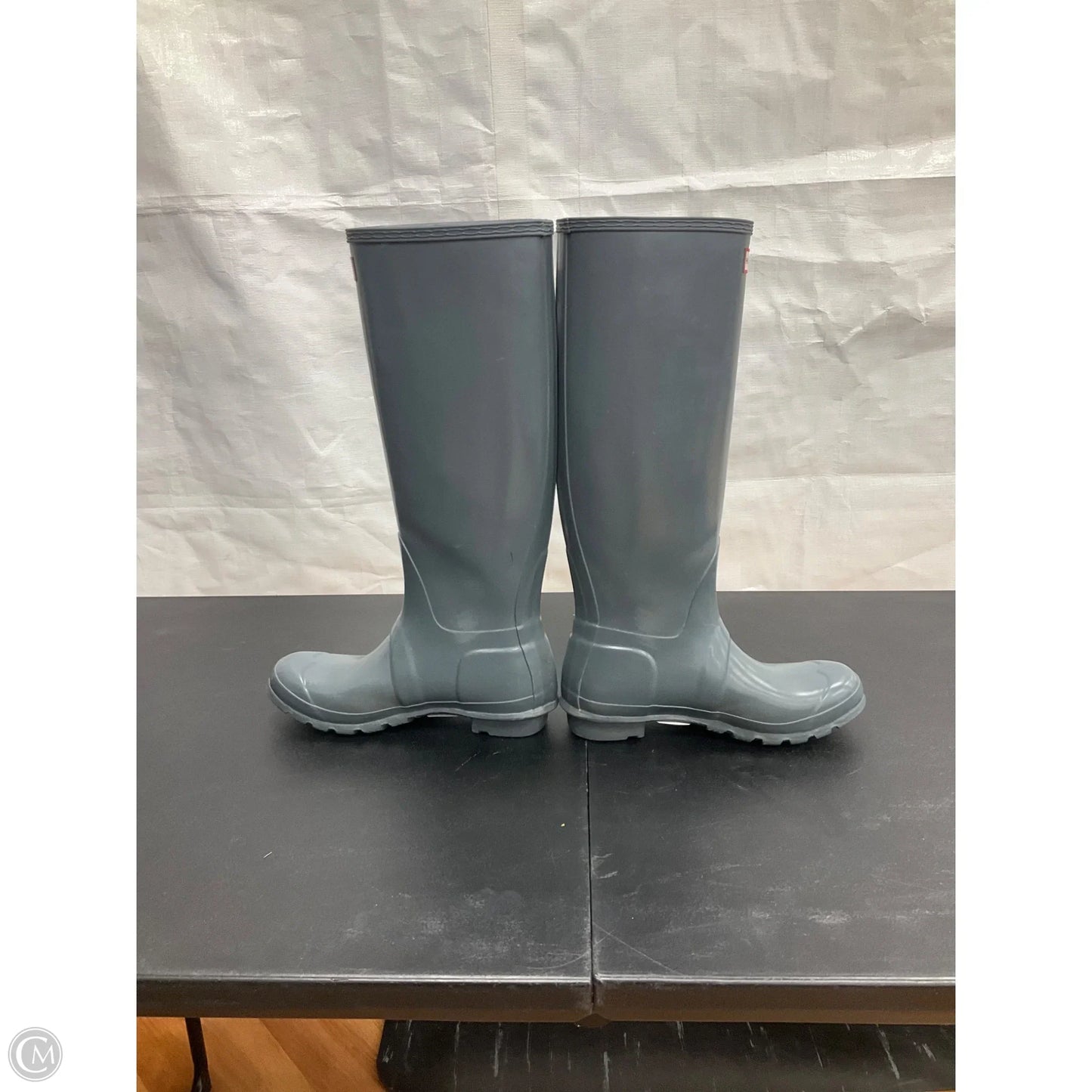 Boots Rain By Hunter In Blue, Size: 8