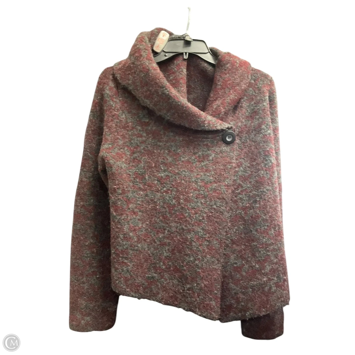 Poncho By Carole Little In Black & Red, Size: Xl