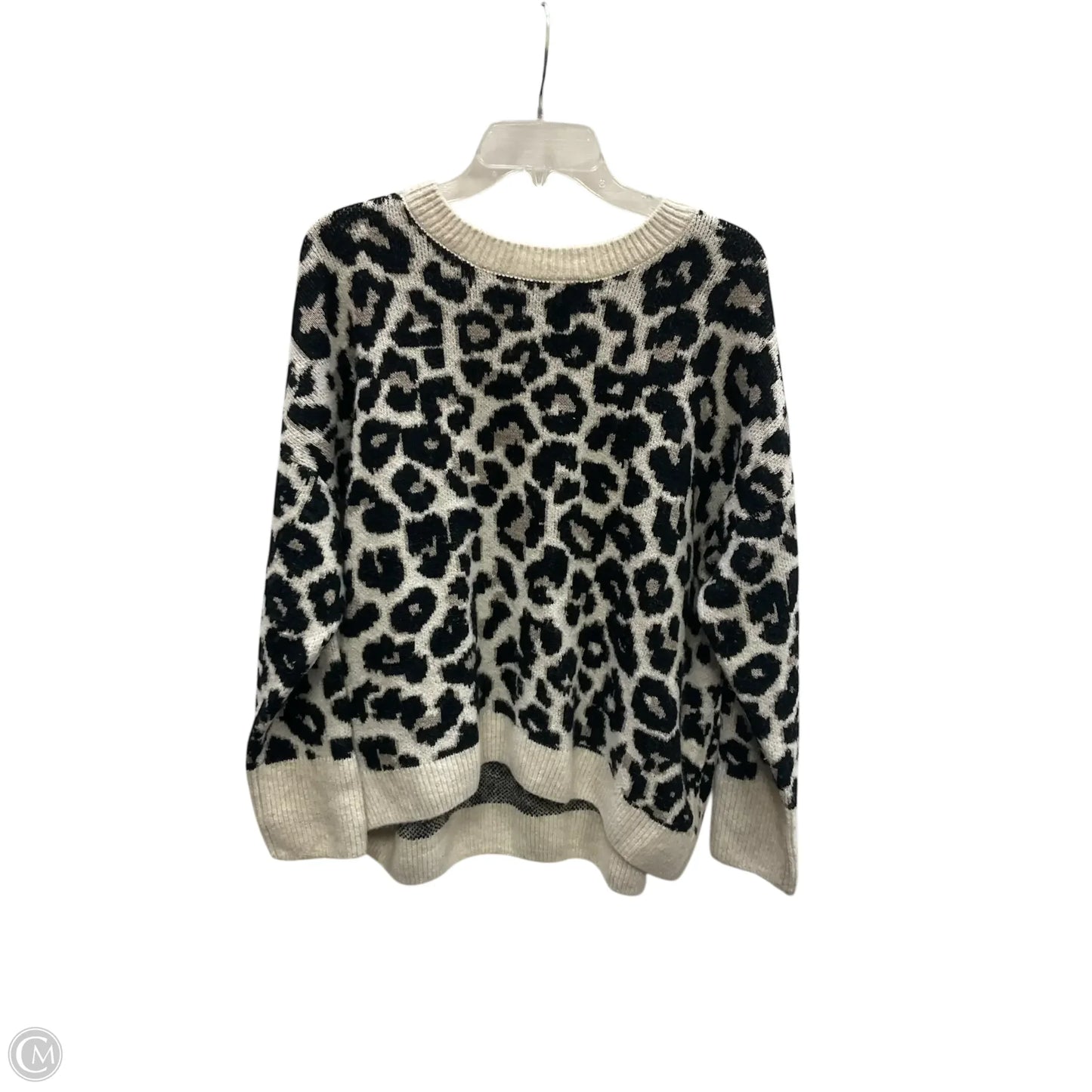 Sweater By Vince Camuto In Animal Print, Size: L