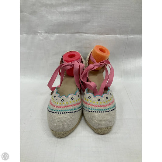 Shoes Heels Block By Boden In Beige, Size: 10