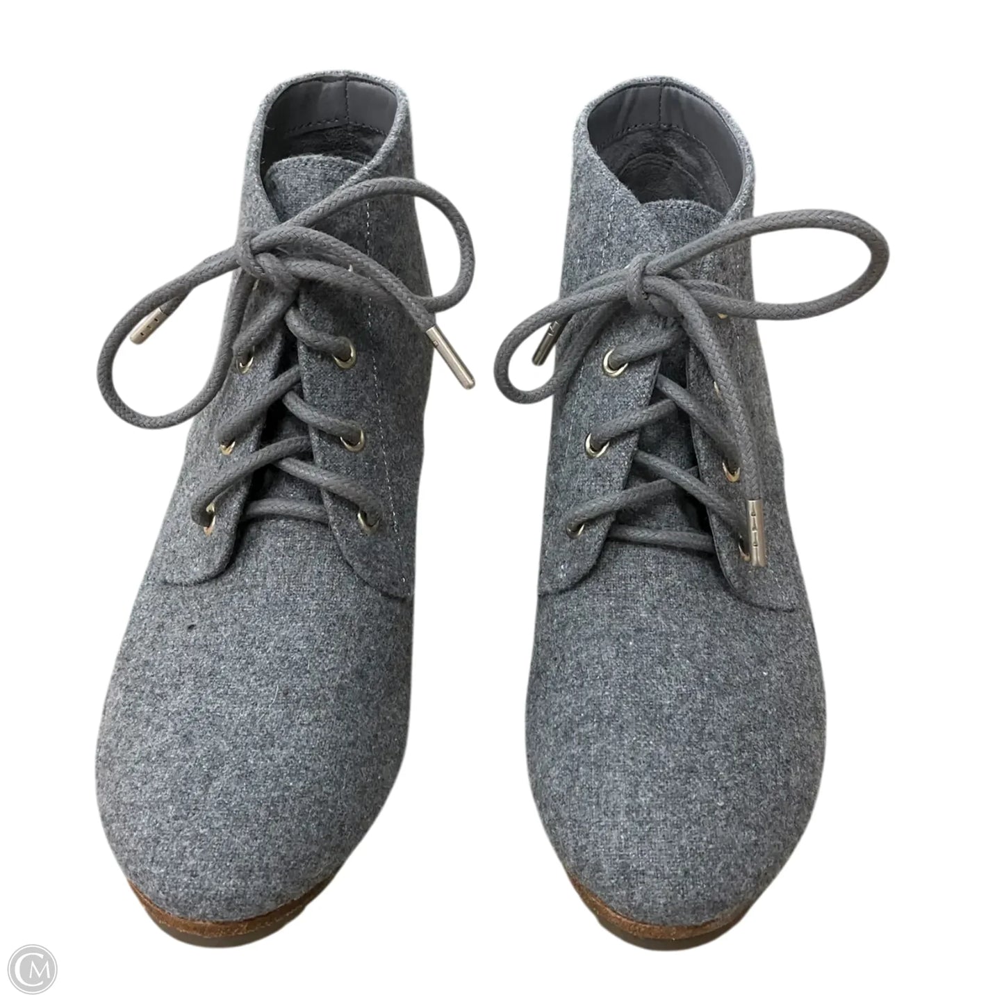 Boots Ankle Flats By Dr Scholls In Brown & Grey, Size: 6