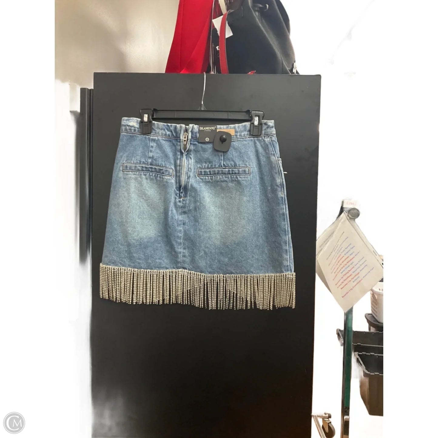 Skirt Mini & Short By Blanknyc In Blue Denim, Size: 4
