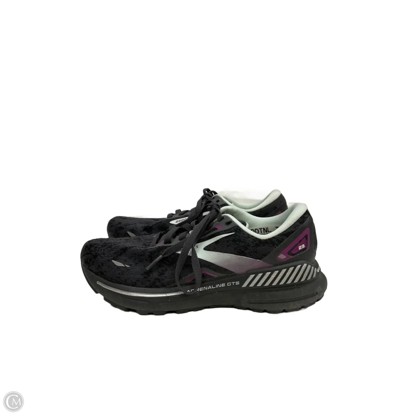 Shoes Athletic By Brooks In Grey & Purple, Size: 6