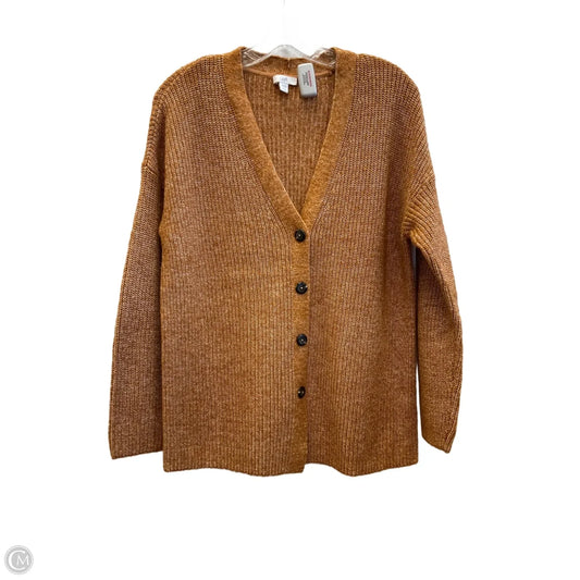 Cardigan By J. Jill In Orange, Size: Sp