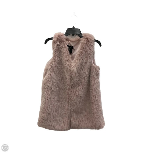 Vest Faux Fur & Sherpa By Cmf In Pink, Size: Osfm