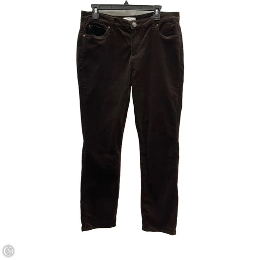 Pants Corduroy By Kut In Brown, Size: 10