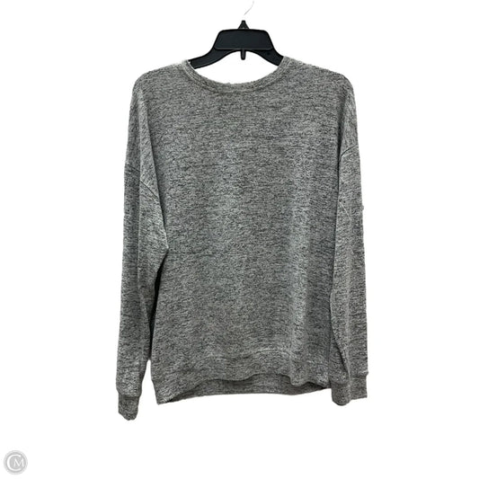 Athletic Top Long Sleeve Crewneck By Athleta In Grey, Size: Xs