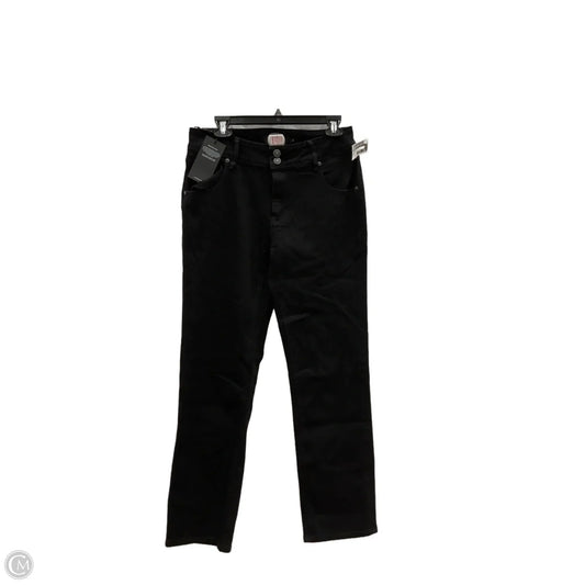 Jeans Boot Cut By Hudson In Black Denim, Size: 8