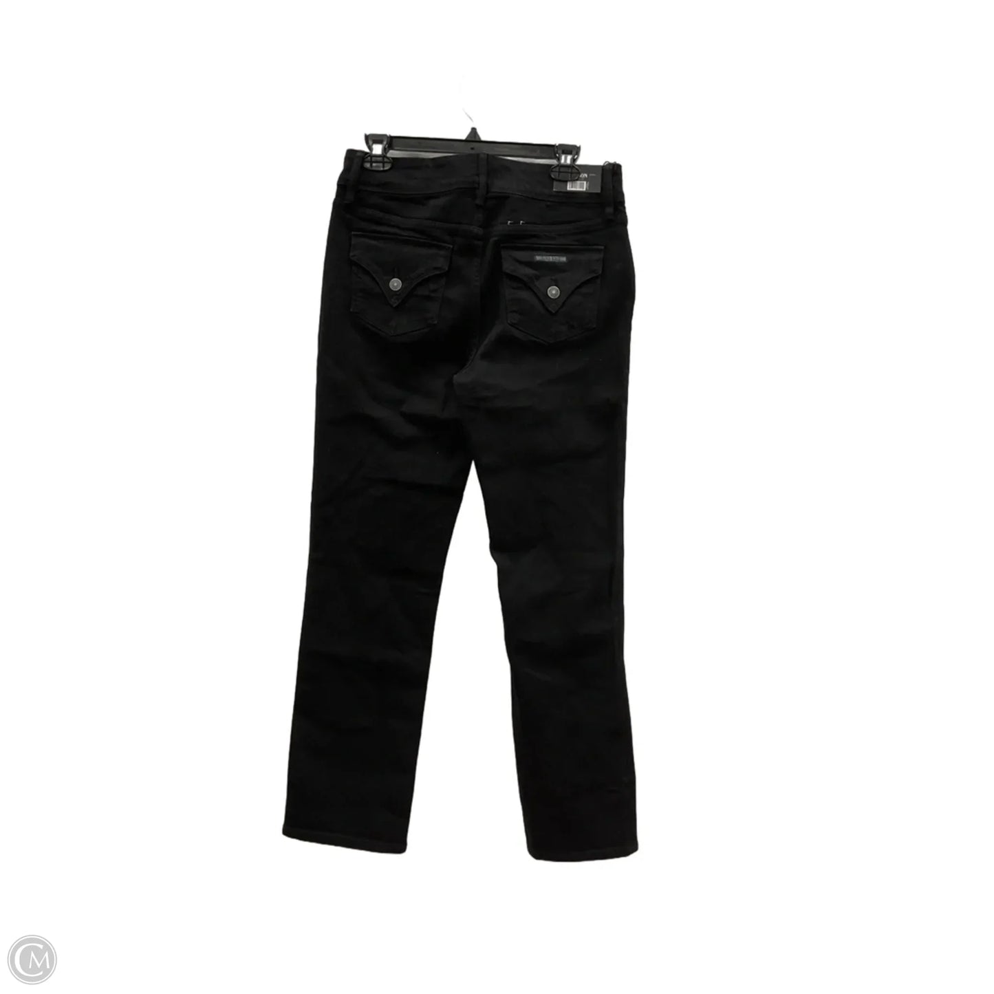 Jeans Boot Cut By Hudson In Black Denim, Size: 8