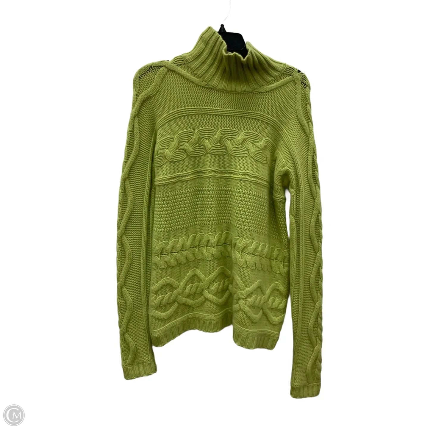 Sweater By Garnet Hill In Green, Size: Xl