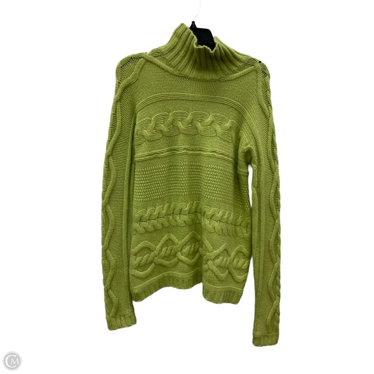 Sweater By Garnet Hill In Green, Size: Xl