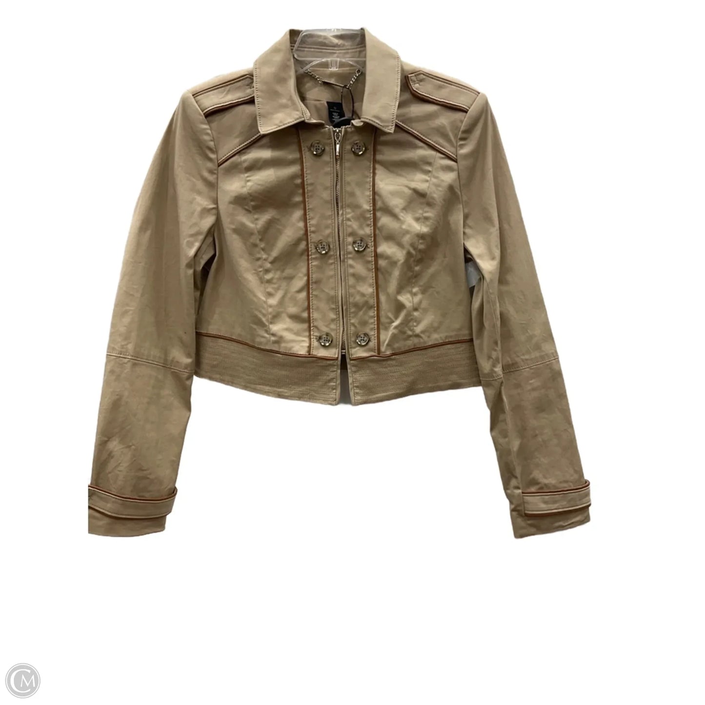 Jacket Other By White House Black Market In Tan, Size: L