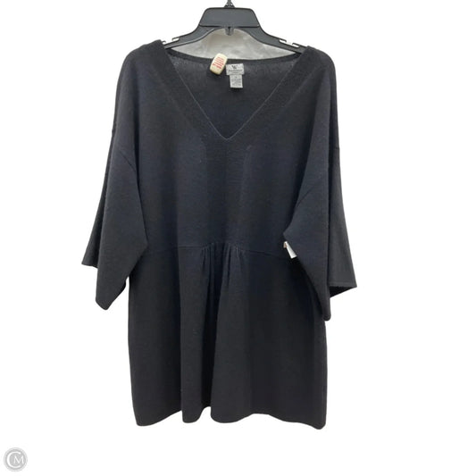 Sweater Cashmere By Worthington In Black, Size: 2x