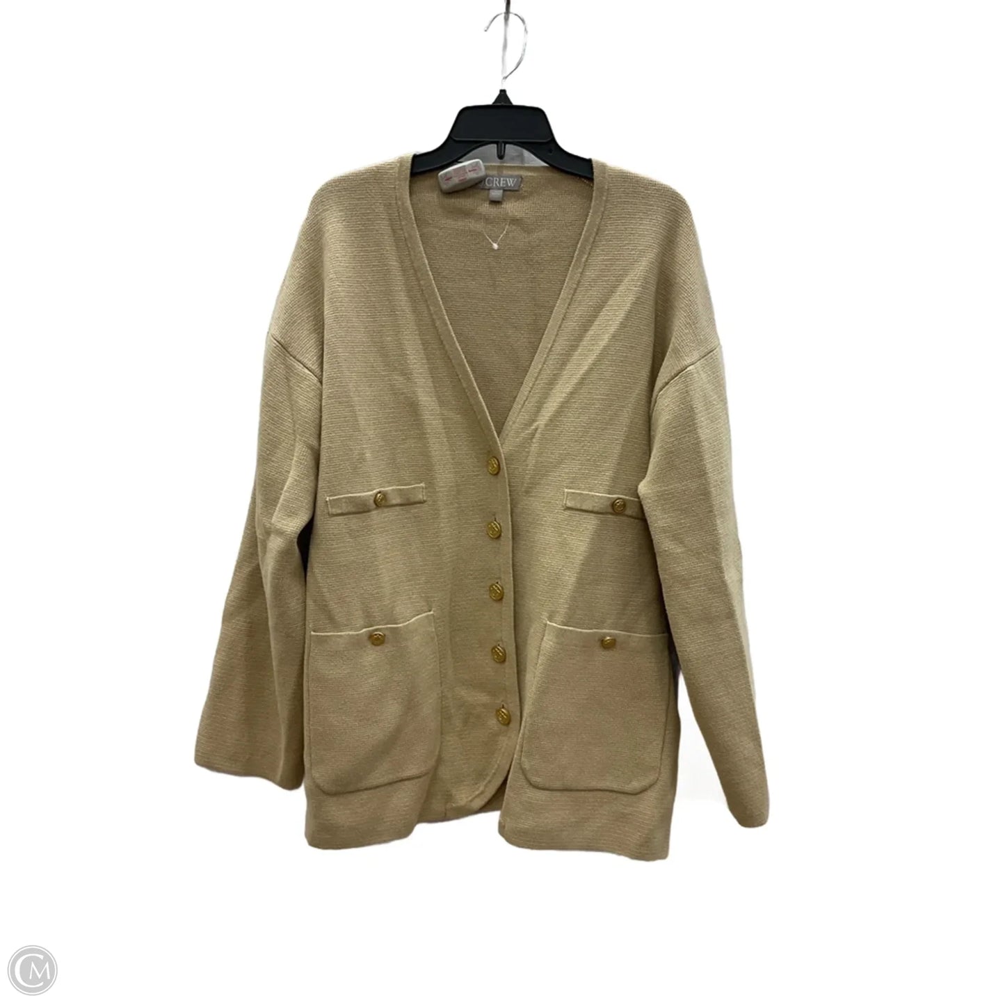 Cardigan By J. Crew In Tan, Size: L