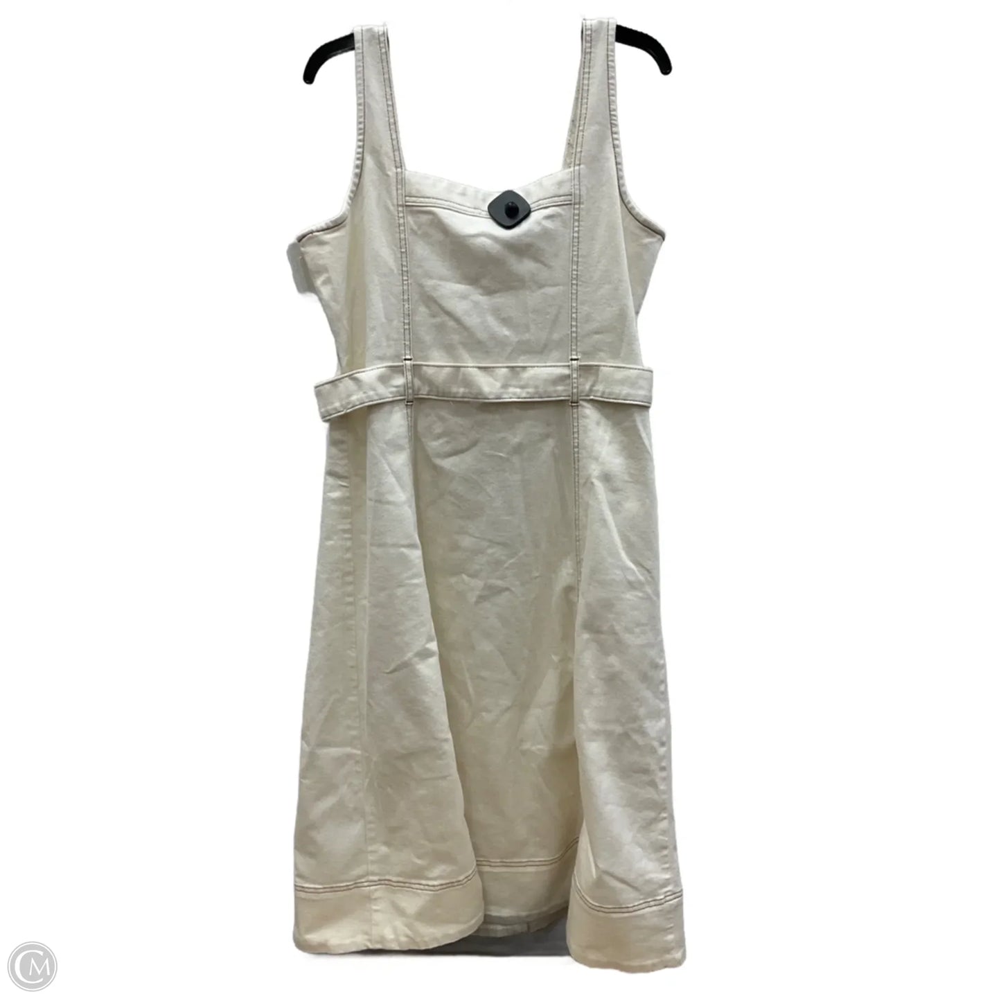 Dress Casual Midi By Loft In Cream, Size: Xlp