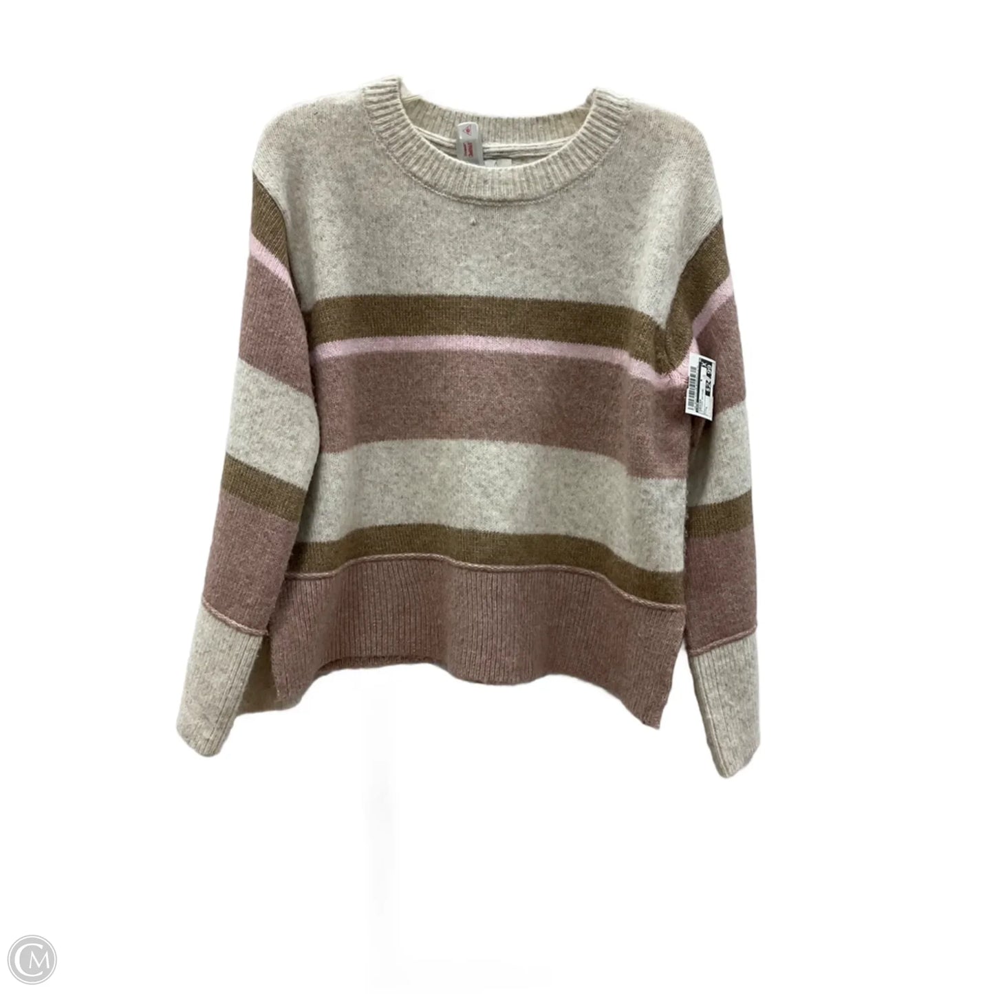 Sweater By Joie In Striped Pattern, Size: L
