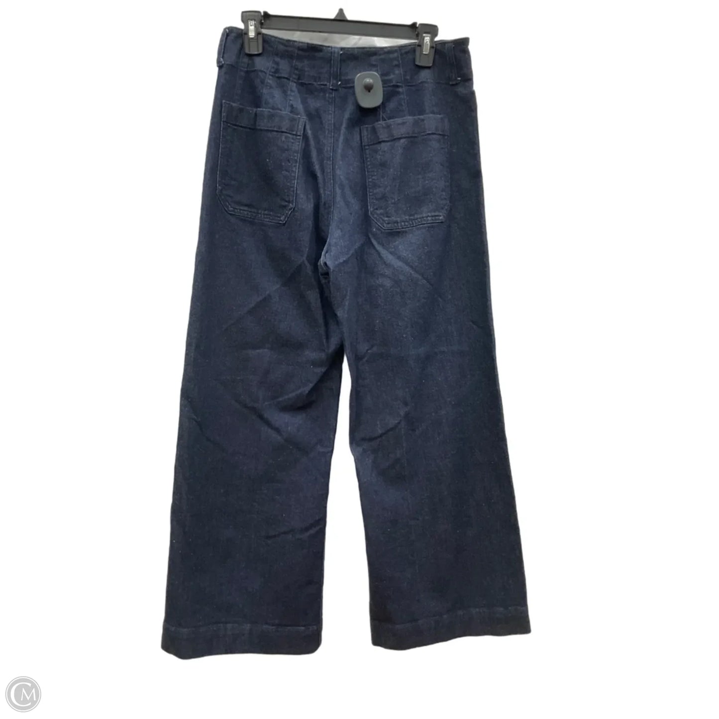 Jeans Wide Leg By Anthropologie In Blue Denim, Size: 8