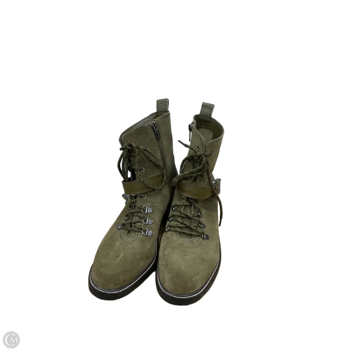 Boots Ankle Flats By Vince Camuto In Green, Size: 11