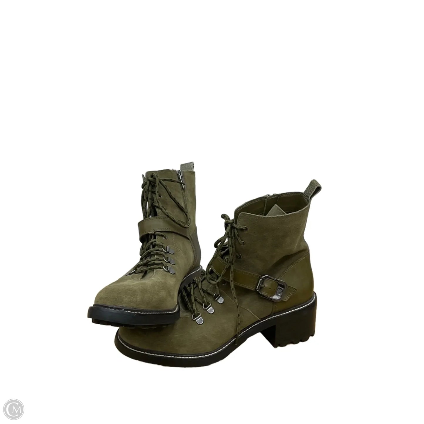 Boots Ankle Flats By Vince Camuto In Green, Size: 11
