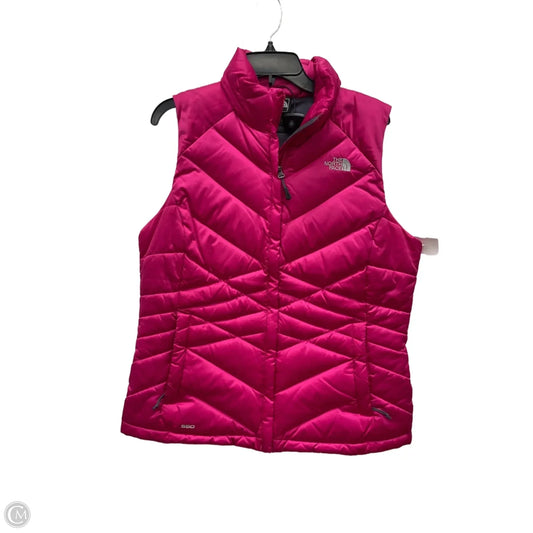 Vest Puffer & Quilted By The North Face In Pink, Size: L