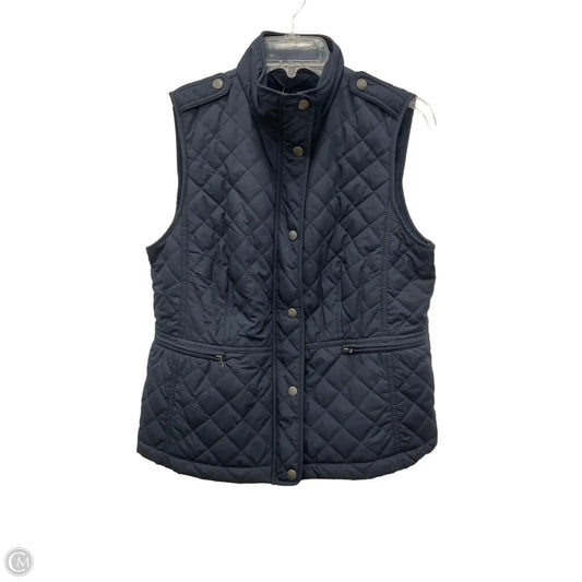 Vest Puffer & Quilted By Talbots In Navy, Size: Mp
