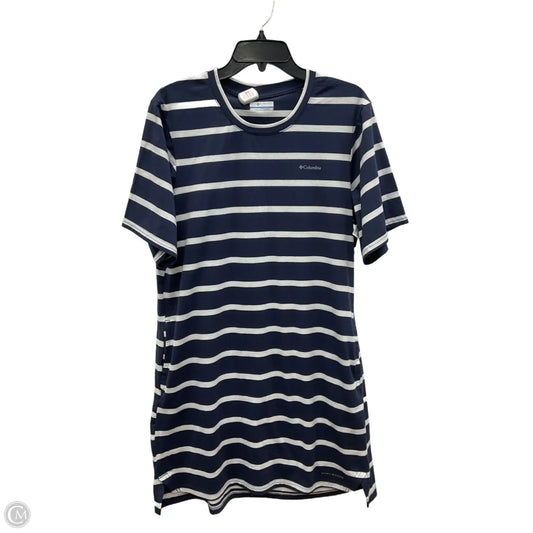 Athletic Dress By Columbia In Blue & White, Size: L