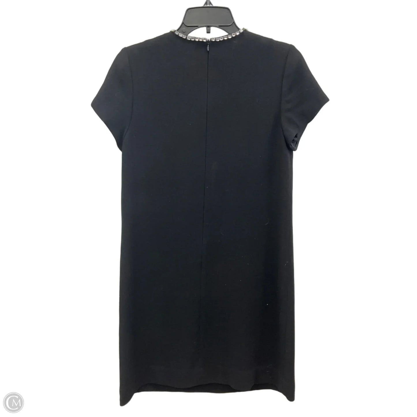 Dress Designer By Kate Spade In Black & Silver, Size: M