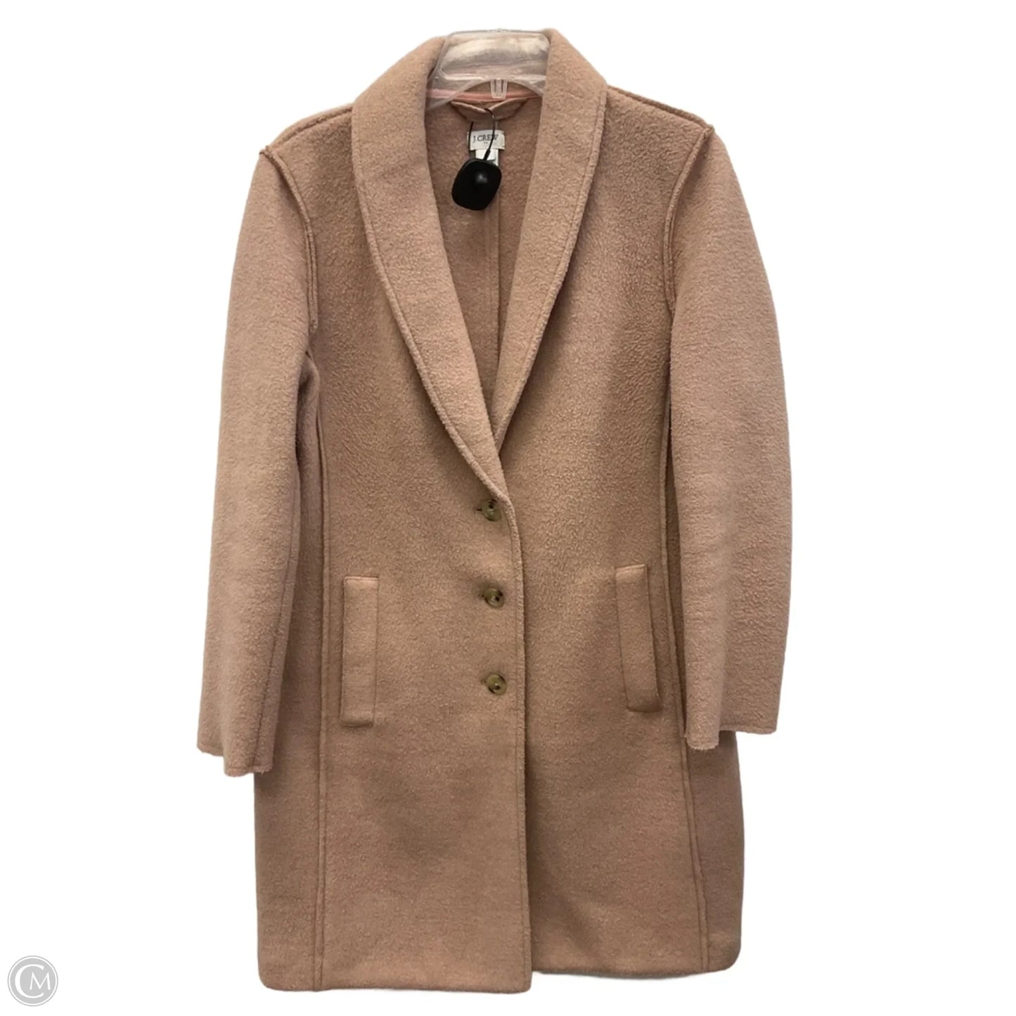 Coat Peacoat By J. Crew In Pink, Size: S