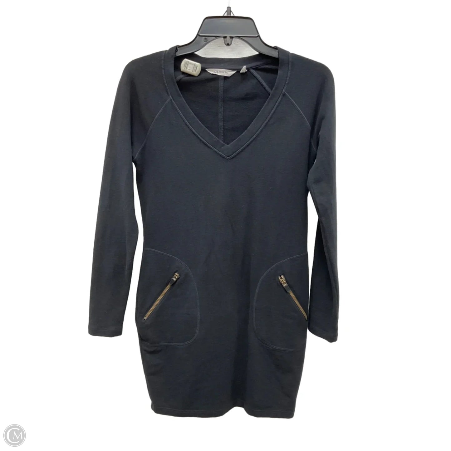 Athletic Dress By Athleta In Black, Size: Xxsp