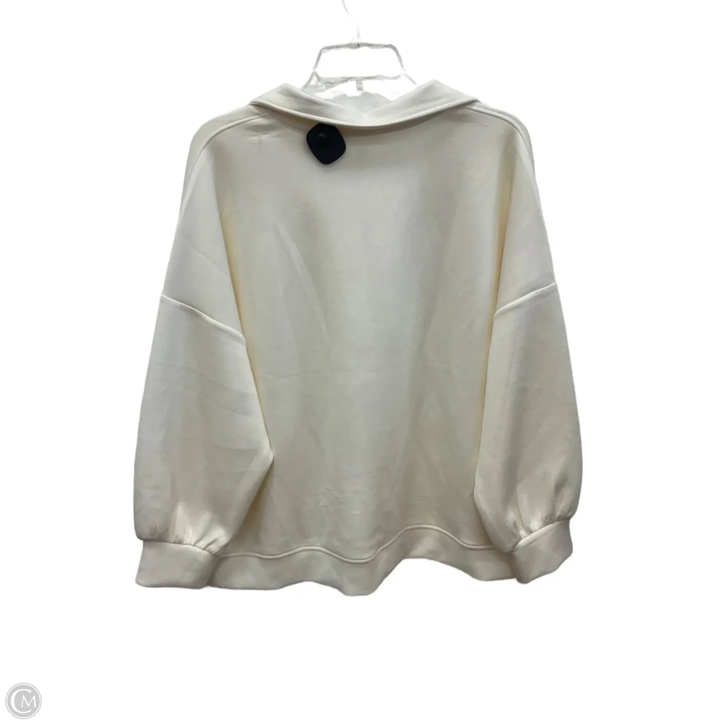 Sweatshirt Collar By Cable And Gauge In White, Size: 1x