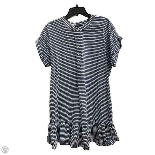 Dress Casual Midi By Tommy Hilfiger In Striped Pattern, Size: 12