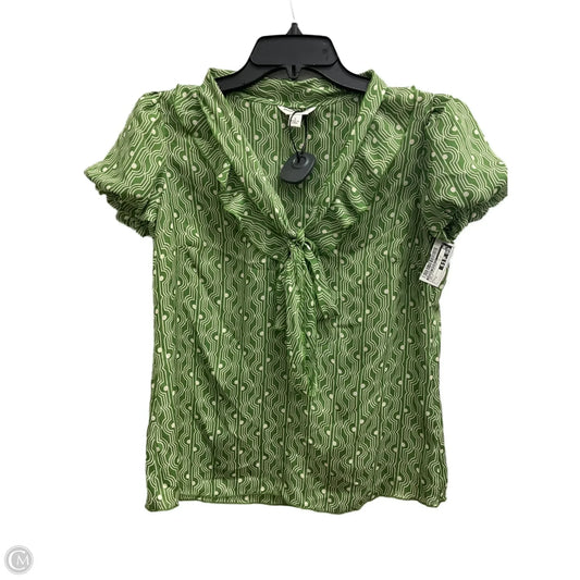 Top Sleeveless By Banana Republic In Green, Size: S