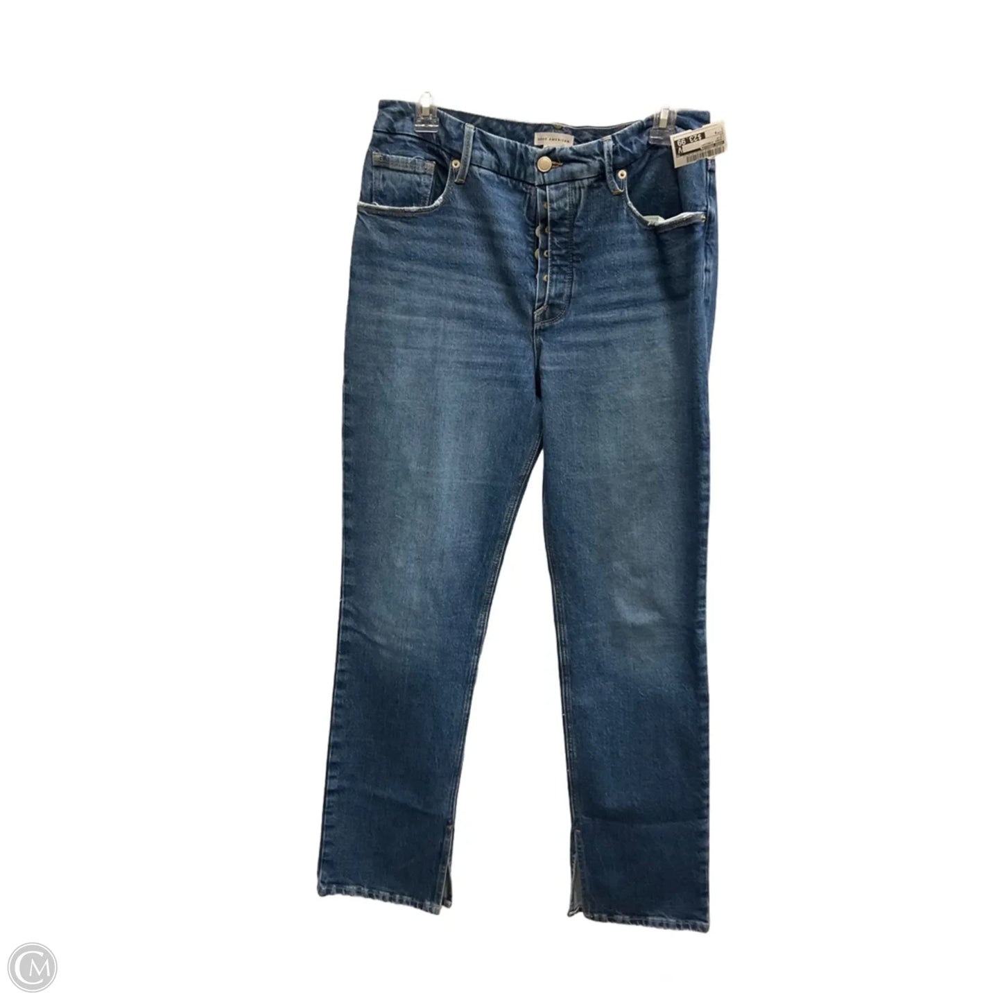 Jeans Straight By Good American In Blue, Size: 8