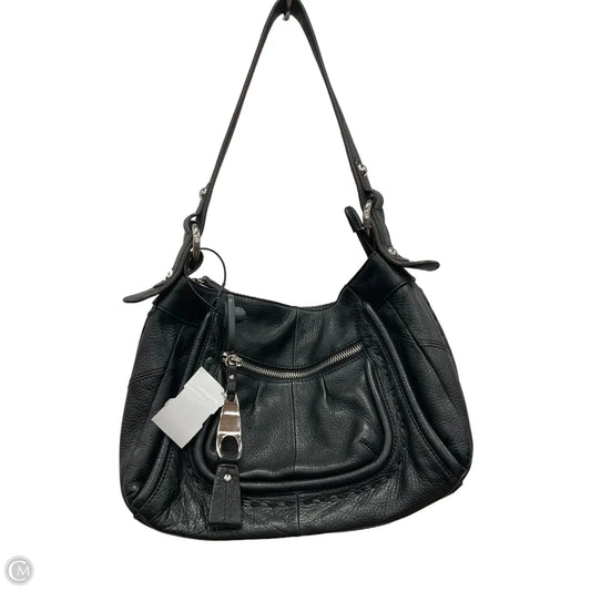 Handbag Leather By B. Makowsky, Size: Medium