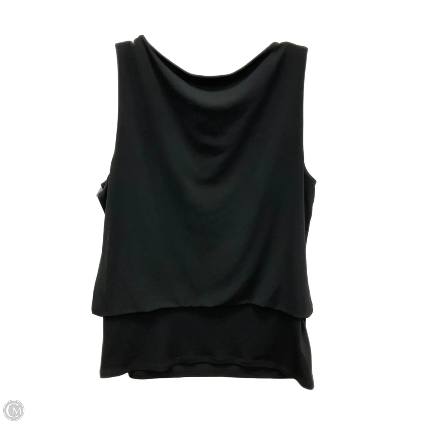 Top Sleeveless By Ann Taylor In Black, Size: L