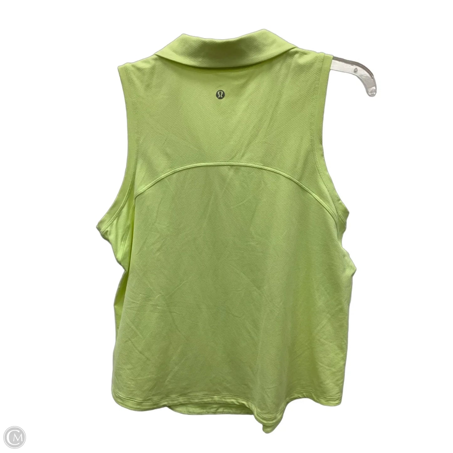 Athletic Tank Top By Lululemon In Yellow, Size: L