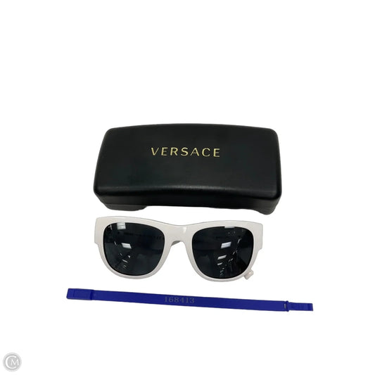 Sunglasses Luxury Designer By Versace, Size: