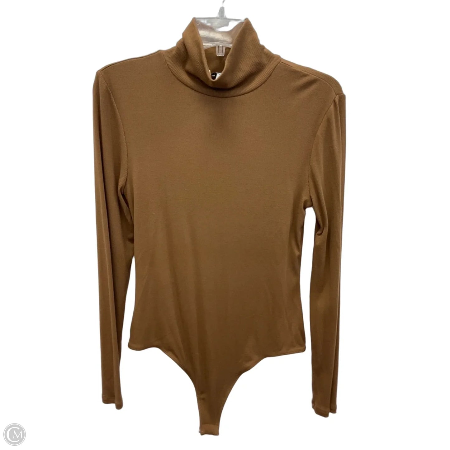 Top Long Sleeve Basic By Gianni Bini In Brown, Size: M