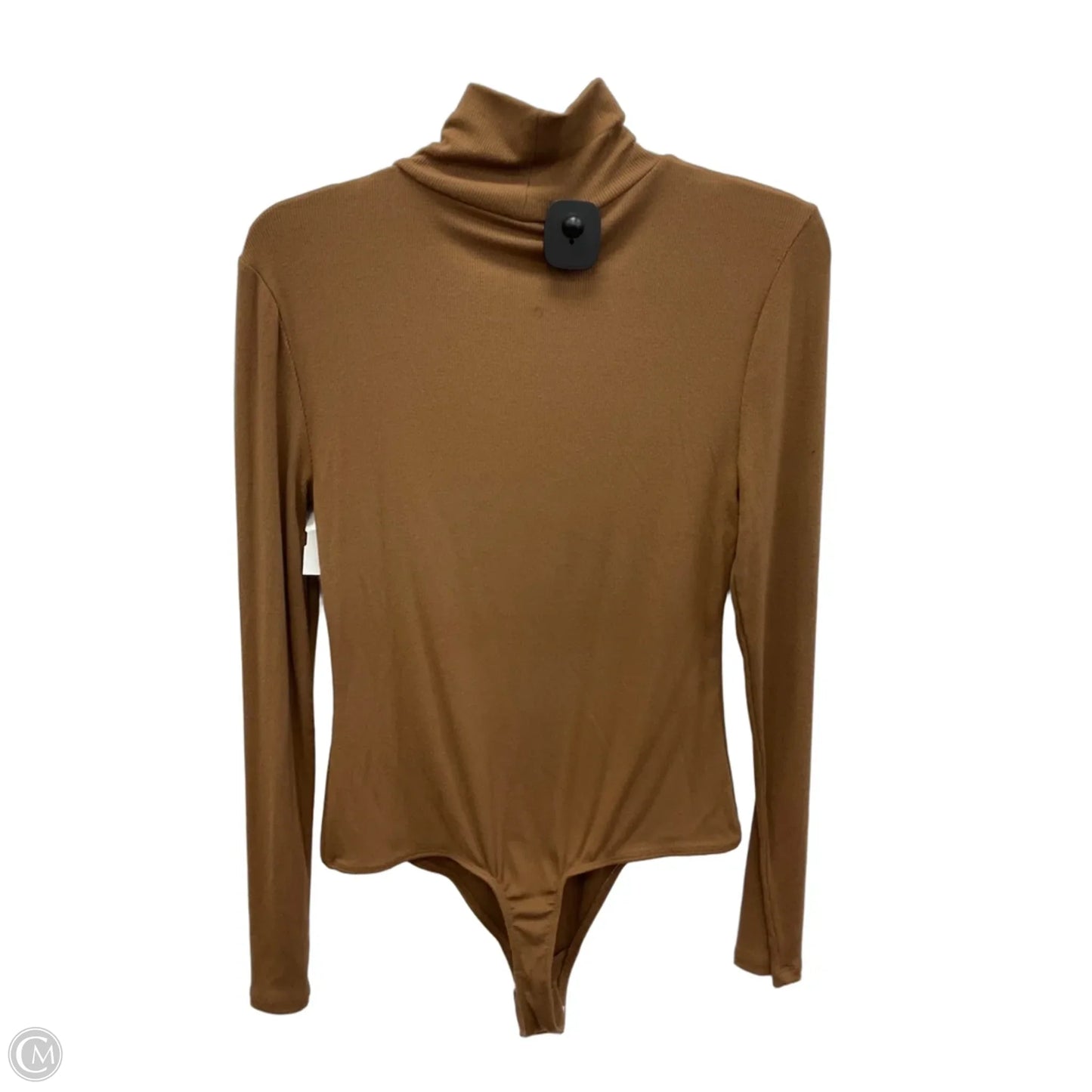 Top Long Sleeve Basic By Gianni Bini In Brown, Size: M