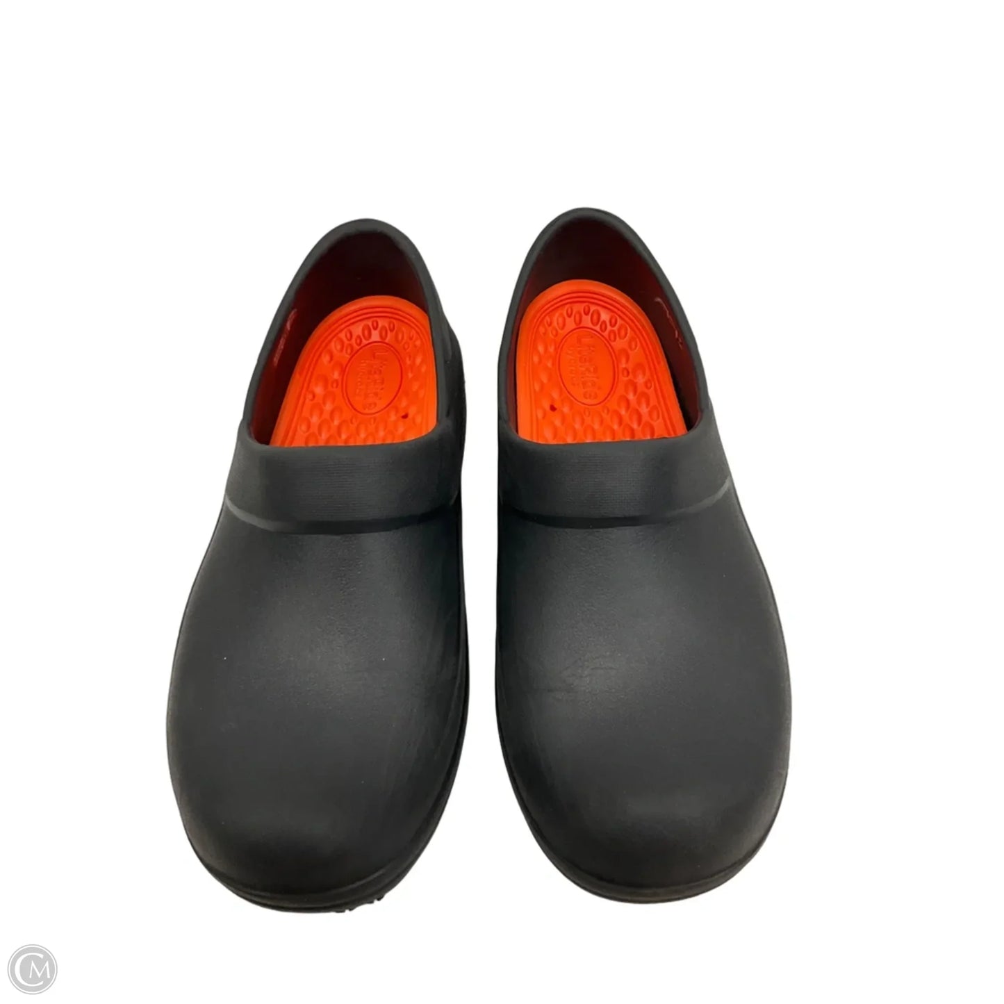 Shoes Flats By Crocs In Black, Size: 7